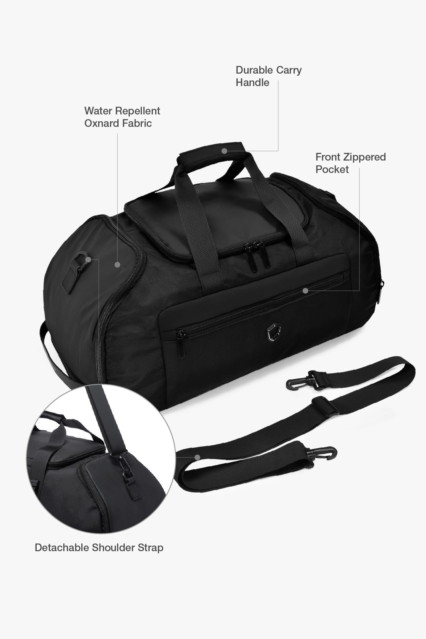 André Lutereau – Travelling Cannonville 2-in-1 Duffel Backpack Water Resistant