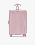 Front view of the Blush Ultimax II 25-inch checked suitcase.