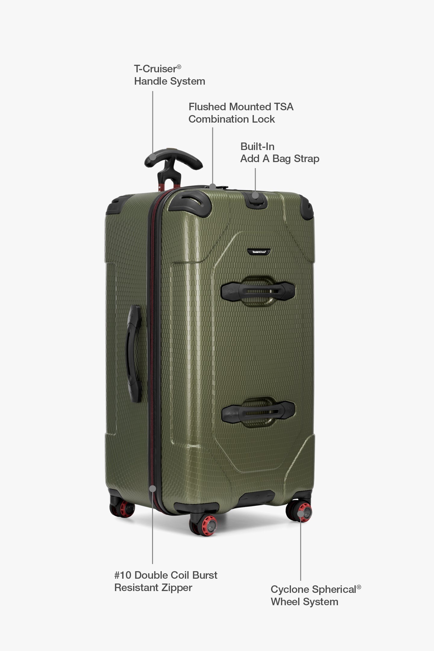 Maxporter II 31 Trunk Luggage with Anti-Theft Zippers | Traveler's