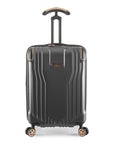 Continent Adventurer 3 Piece Luggage Suitcase Set with 4 Spinner Wheels | Carry On with USB Port, Medium Checked, and Large Checked Suitcase