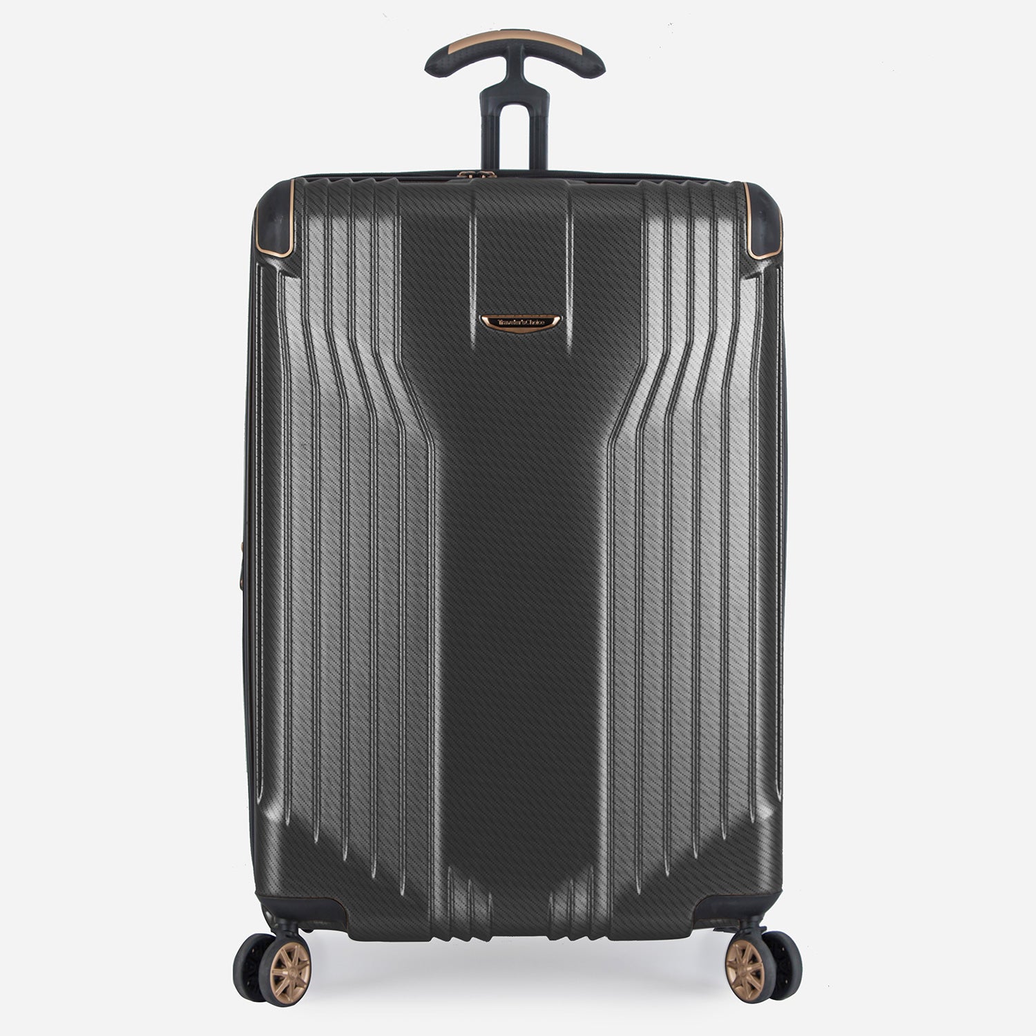 Continent Adventurer Large Checked Luggage Suitcase with 4 Spinner Wheels