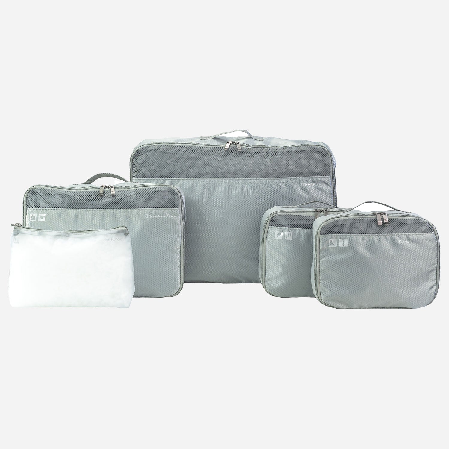 TravelWise Luggage Packing Organization Cubes 5 Pack
