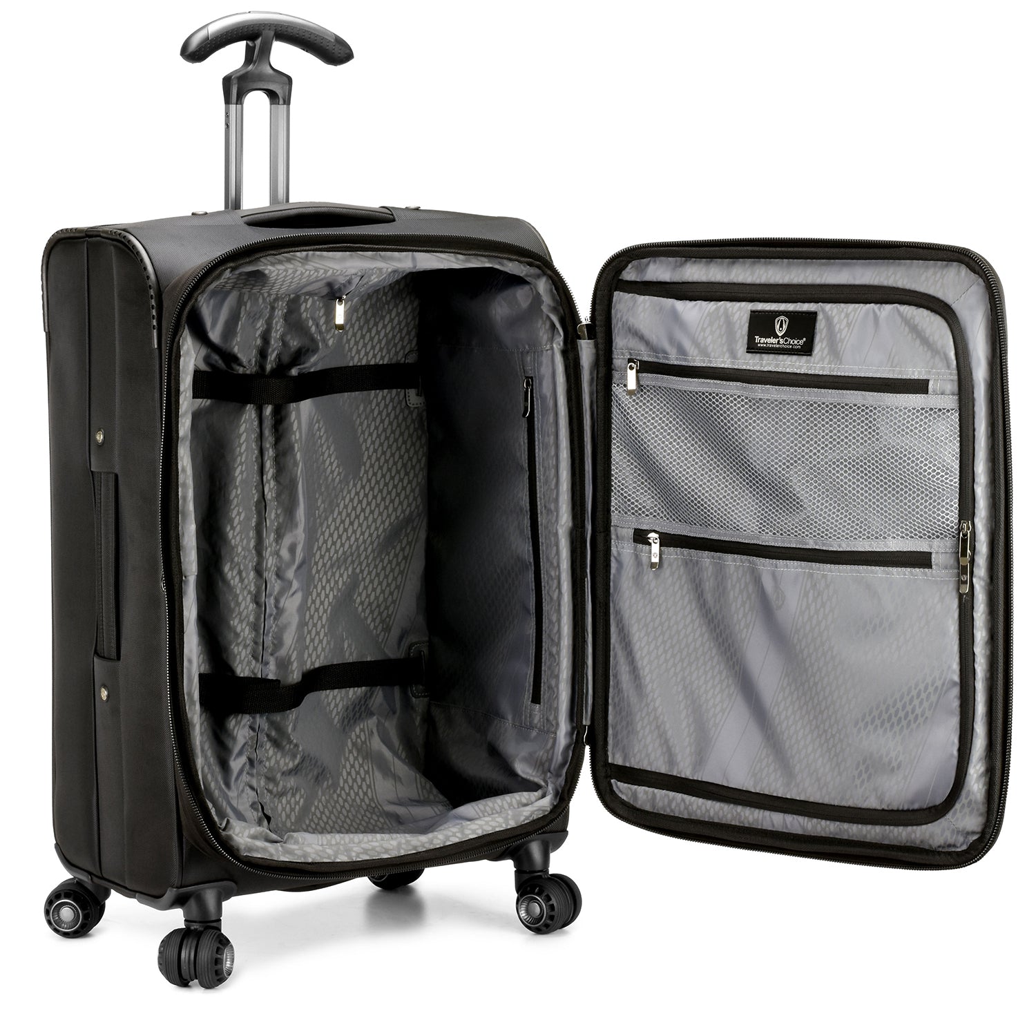 Silverwood Checked Softside Medium 26&quot; Spinner Luggage