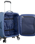 Lares Carry-On 22" Softside Luggage With 4 Spinner Wheel