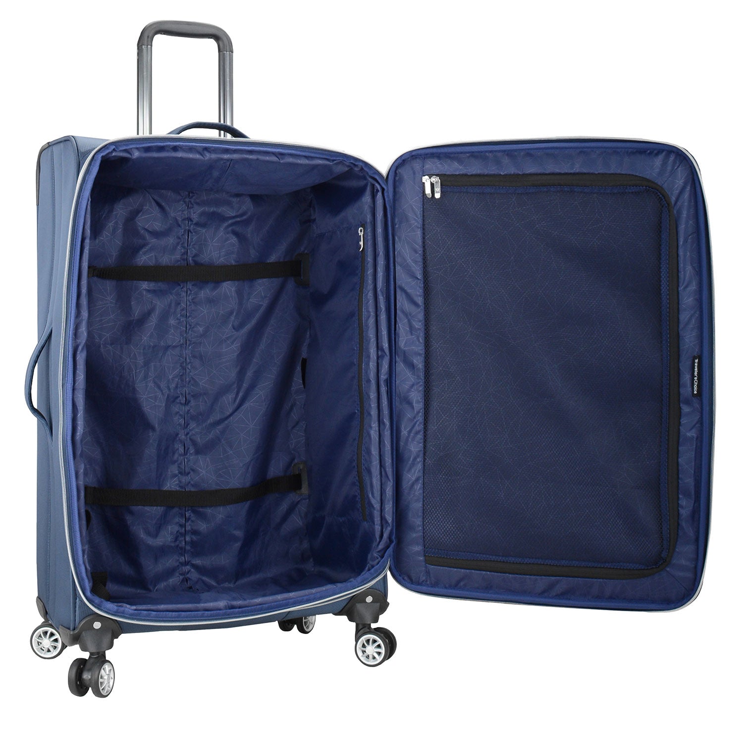 Lares Large Checked Softside 30&quot; Spinner Luggage