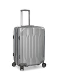 Bell Weather Medium Checked Luggage Suitcase with 4 Spinner Wheels