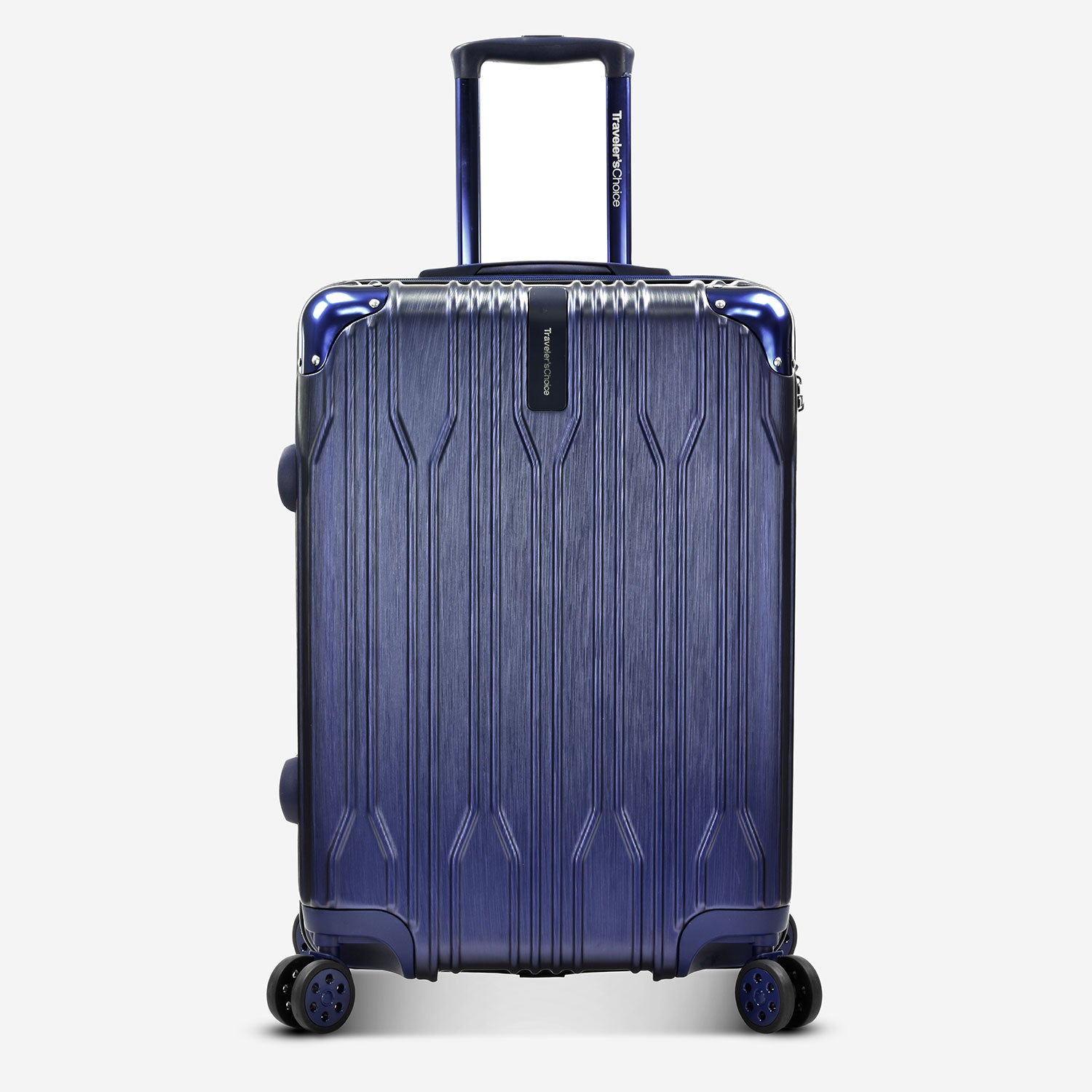 Bell Weather Medium Checked Luggage Suitcase with 4 Spinner Wheels