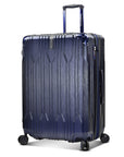 Hero view of Bell Weather Large Checked Luggage Suitcase with 4 Spinner Wheels