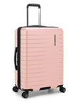 Archer Medium Checked Luggage Suitcase with 4 Spinner Wheels