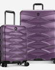 Purple luggage sets