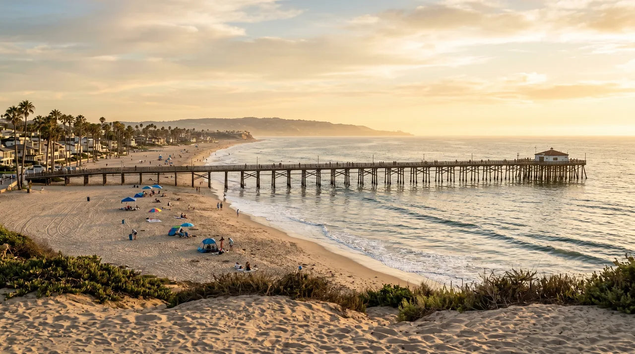 the closest beach to disneyland you will find is seal beach