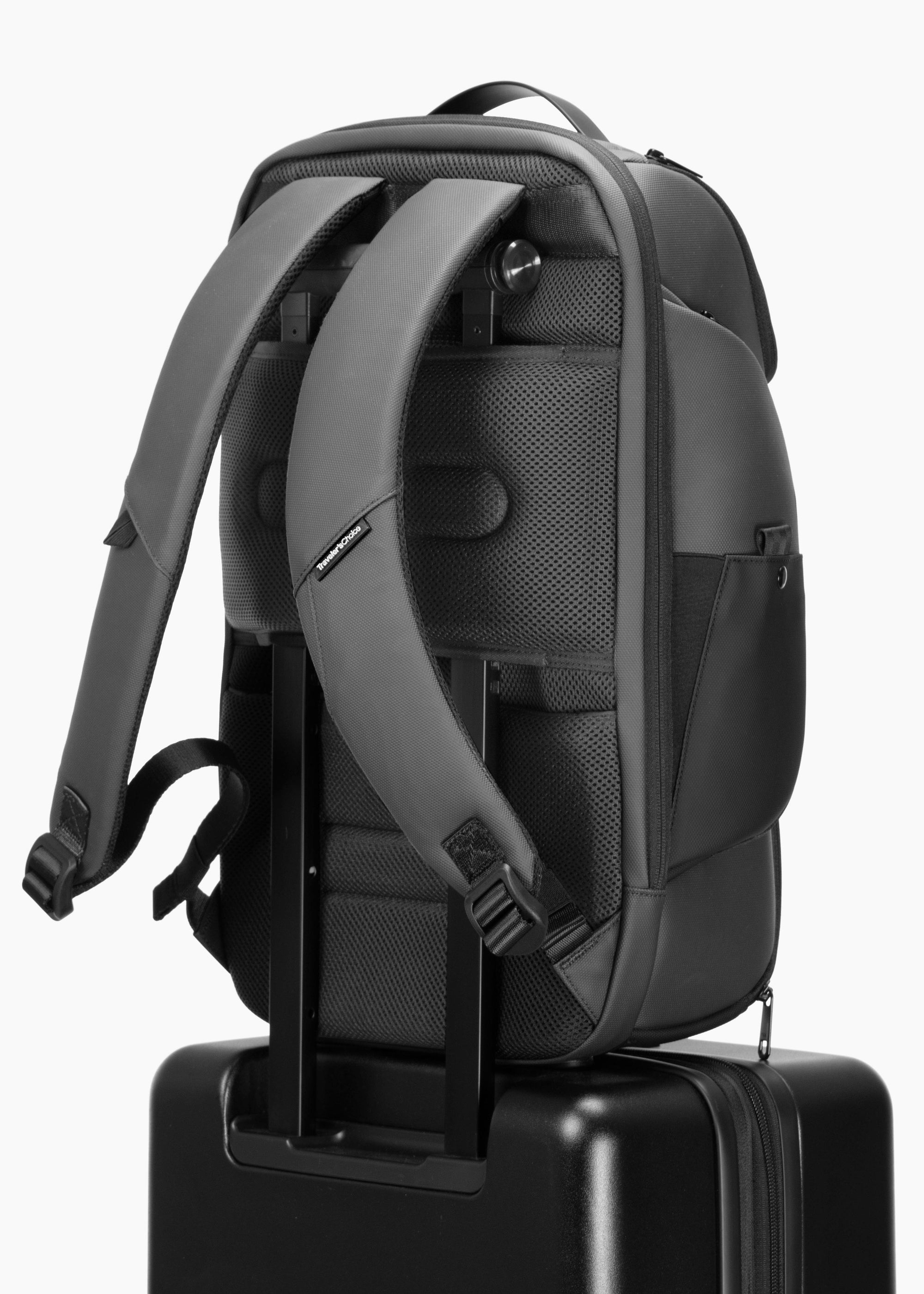 binlion talkies laptop backpack Traveler's Choice Tc00066 Breenon Black Computer 19" USB Port Riley Travel Backpack is a multi Business Travel Backpack with Laptop