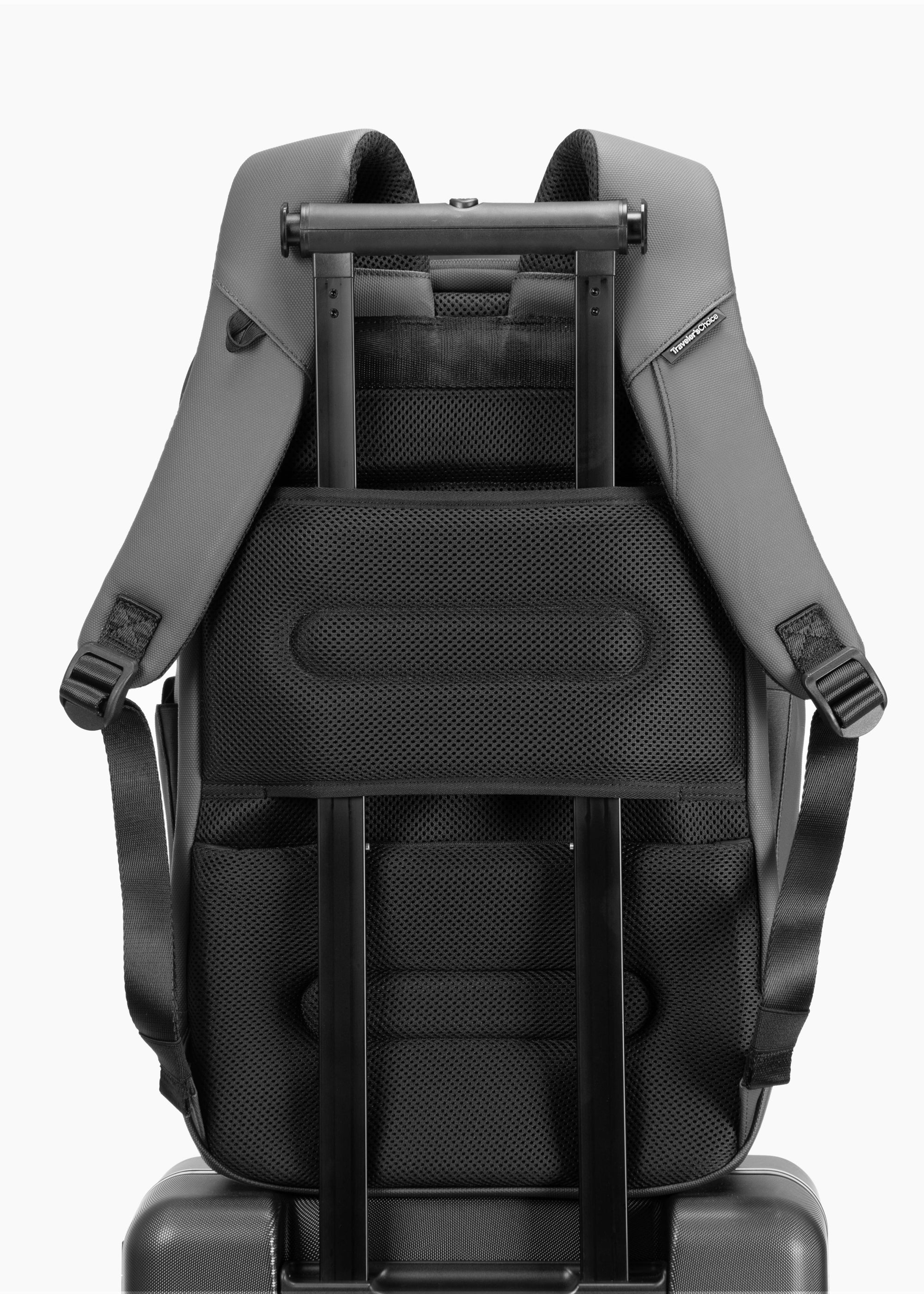 backpack traveler import demo | Roll-Top | Ballistic Nylon Zipper Closure Adventure Waterproof Backpack Red
