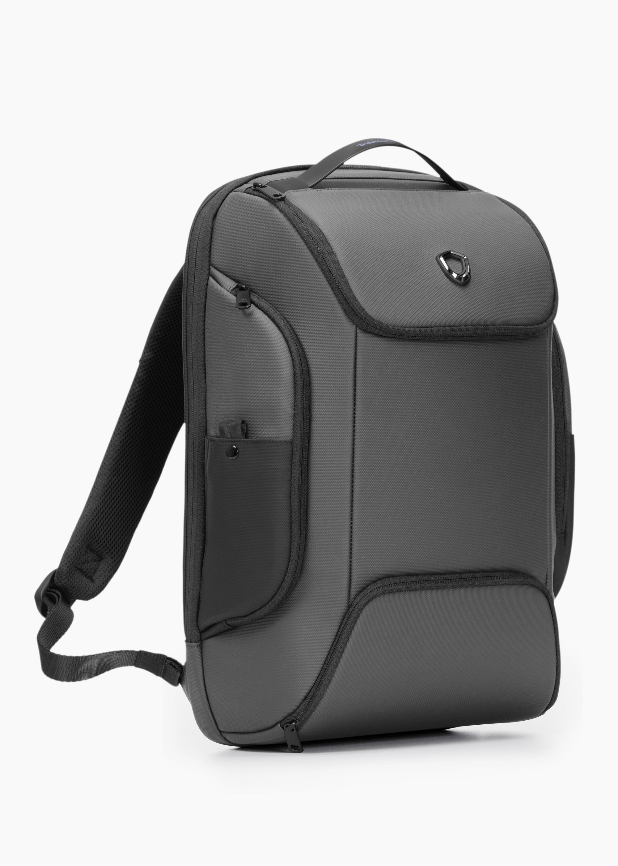 archer brighton laptop backpack Lightweight Quilted Nylon (Navy) placed 26 long zipper on the left side provides internal access throughout the entire height of the pack archer brighton cara laptop backpack