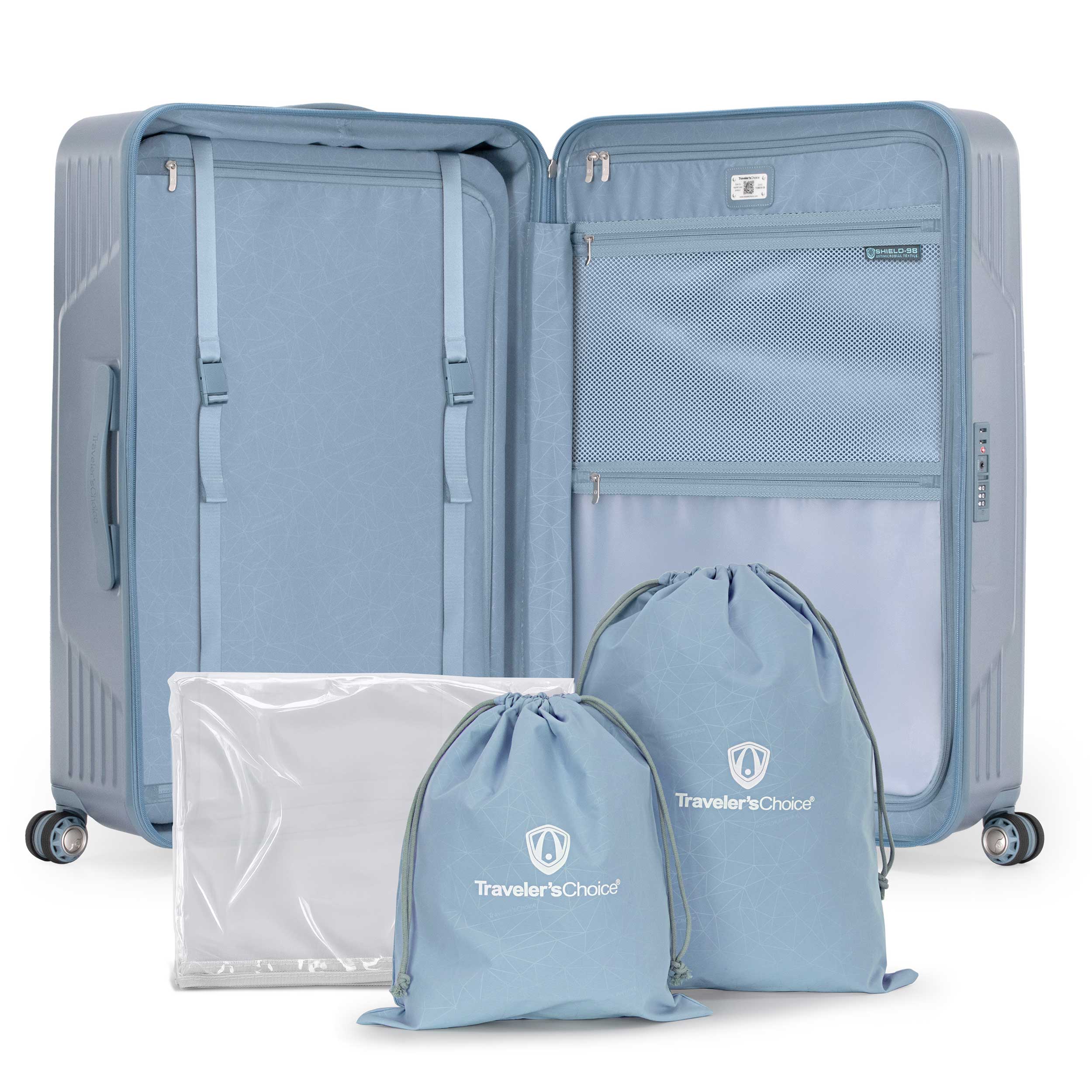 Ultimax 3-Piece Luggage Set with Free Accessories | Traveler's Choice