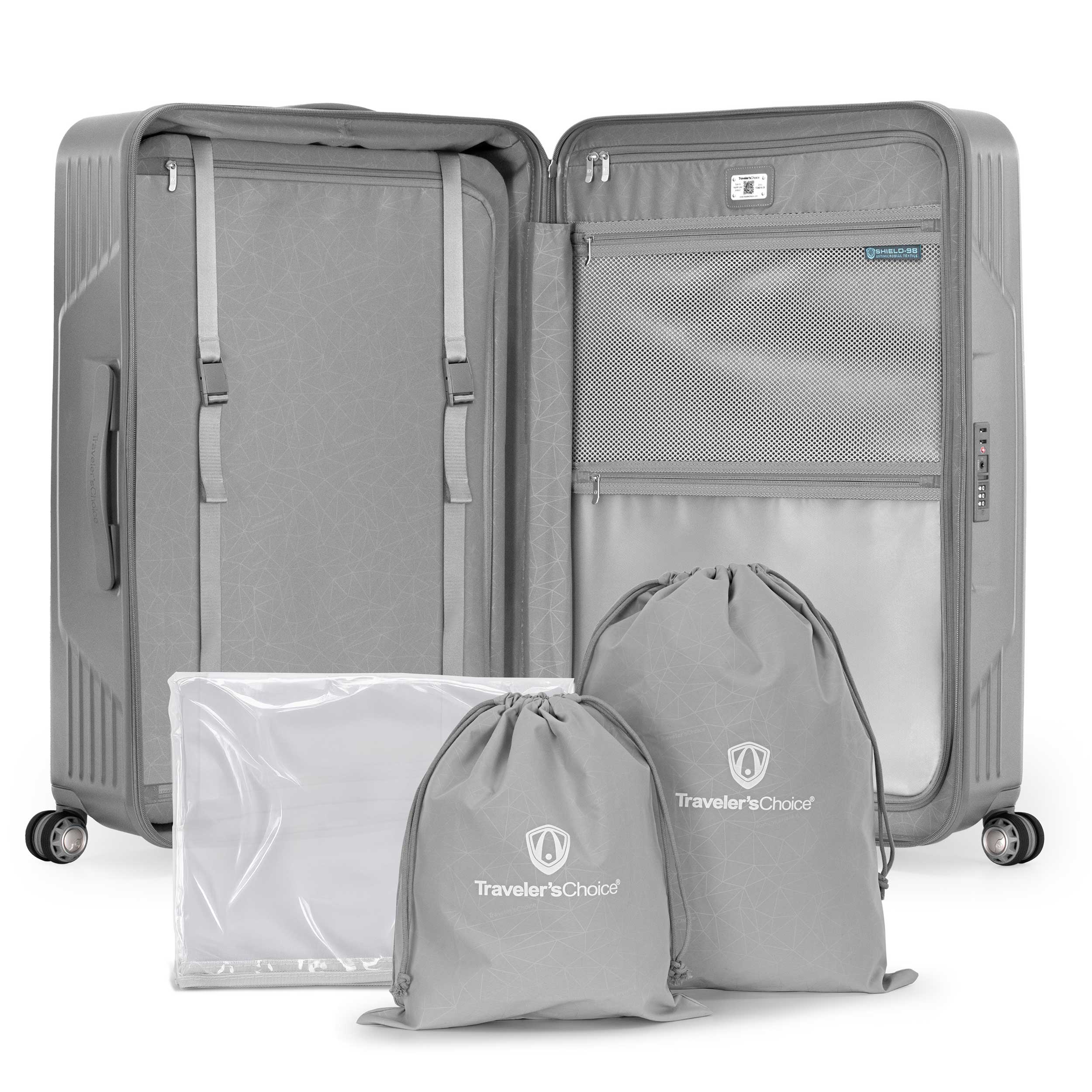 Ultimax 3-Piece Luggage Set with Free Accessories | Traveler's Choice