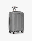 Gray Ultimax II carry-on at a three-quarter angle.