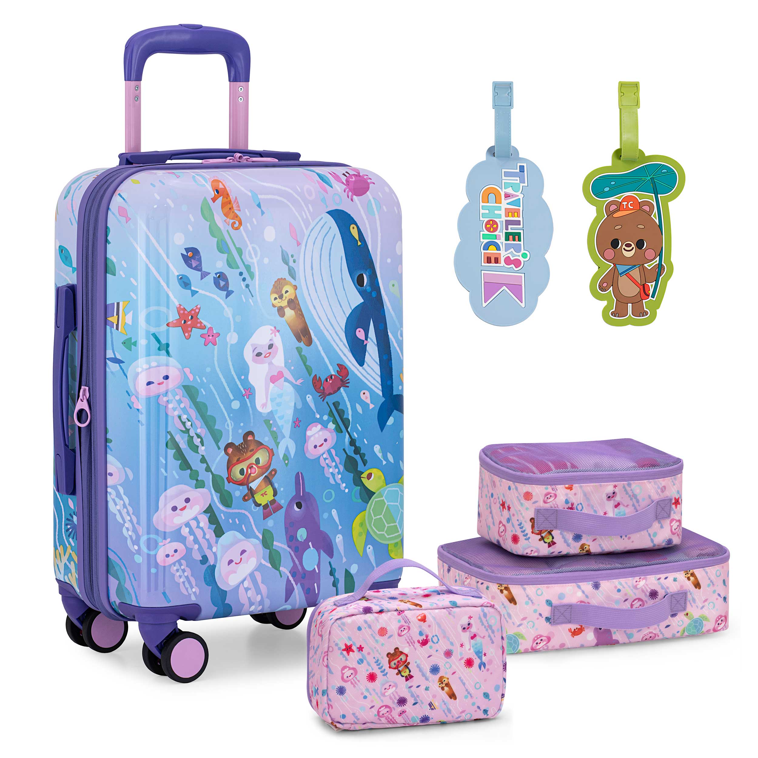 Kids Travel Bundle | JoJo the Bear 6PC Set | Traveler's Choice