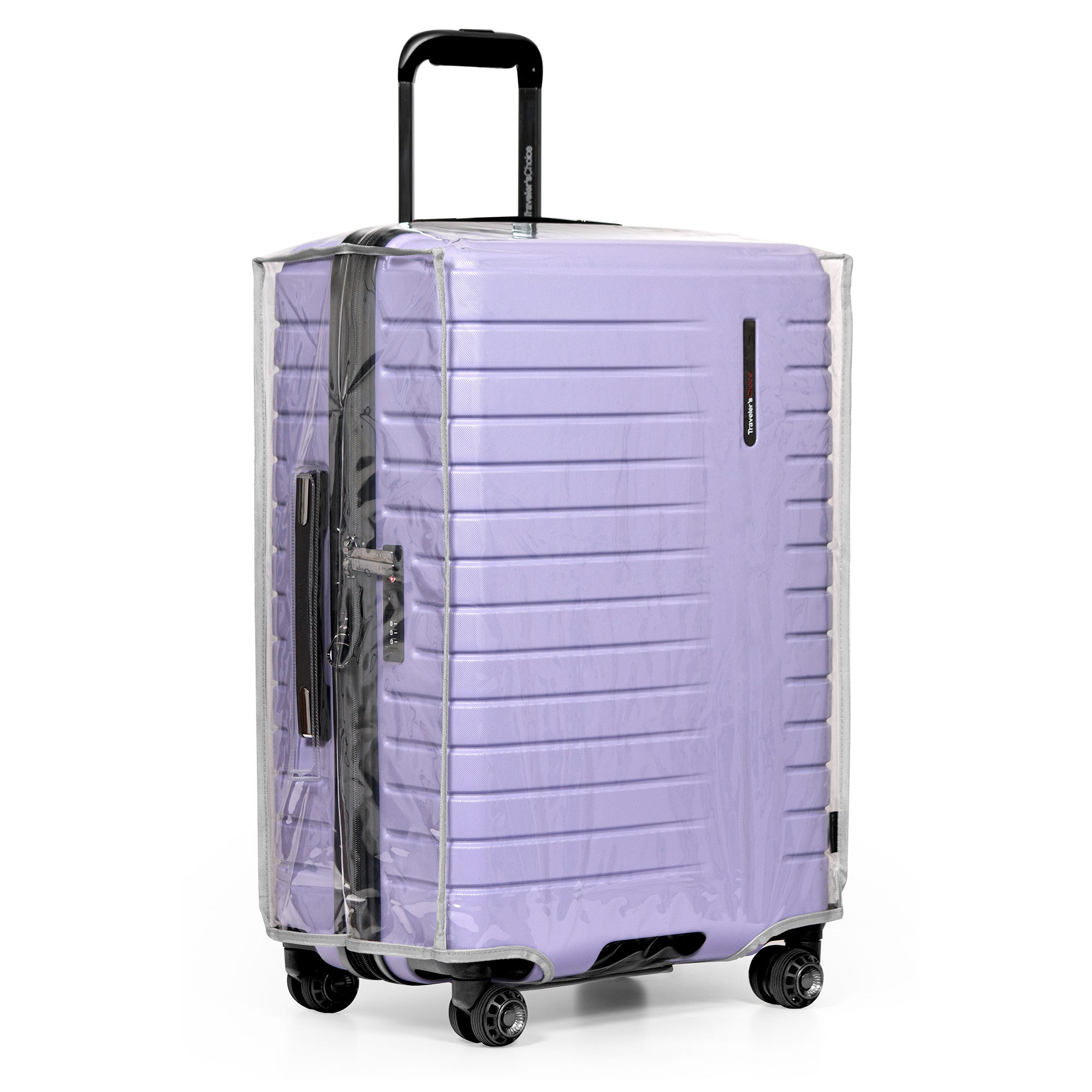 Clear plastic luggage covers on sale