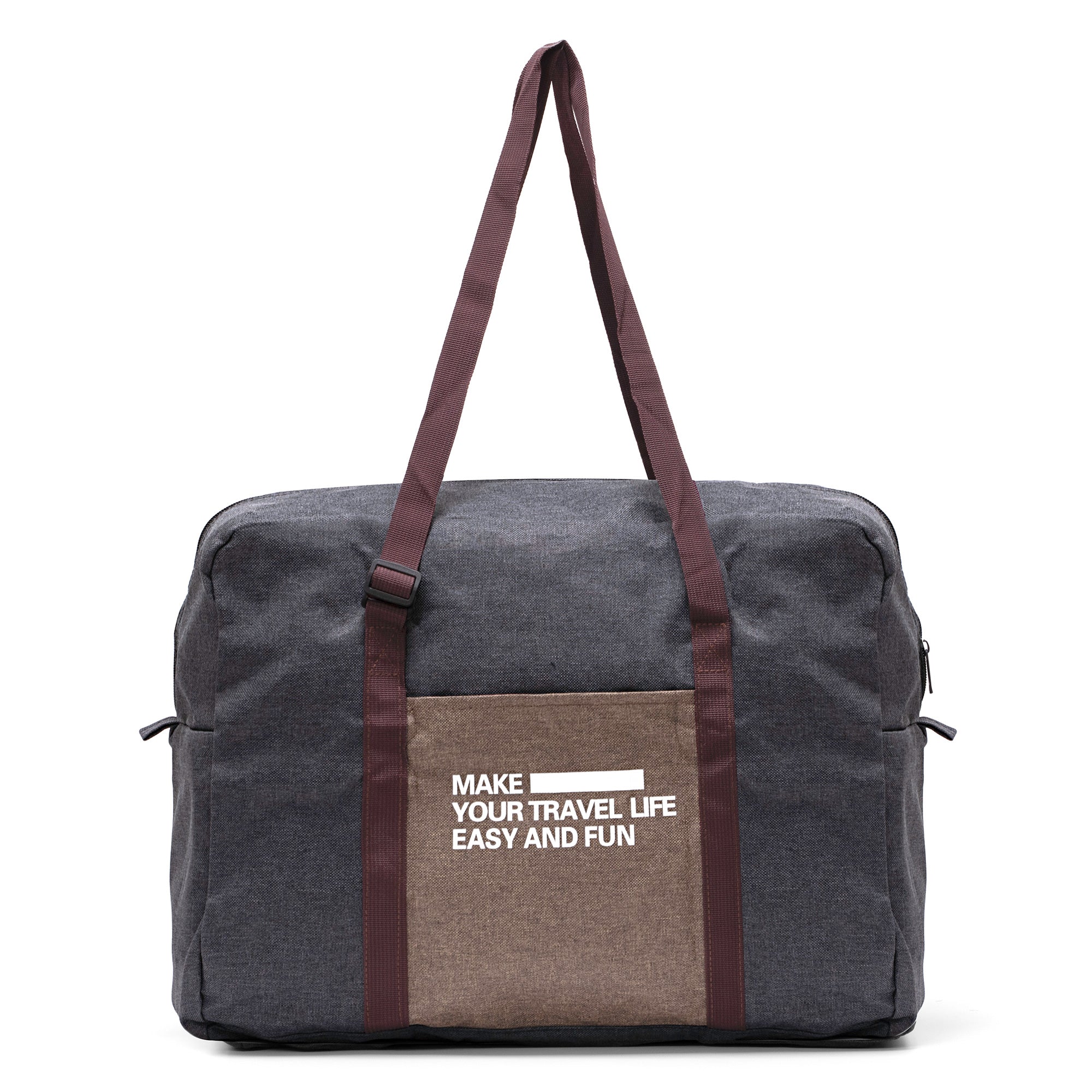 collapsible travel bag men's Froster Lightweight Transformable Duffel Bag, Charcoal
