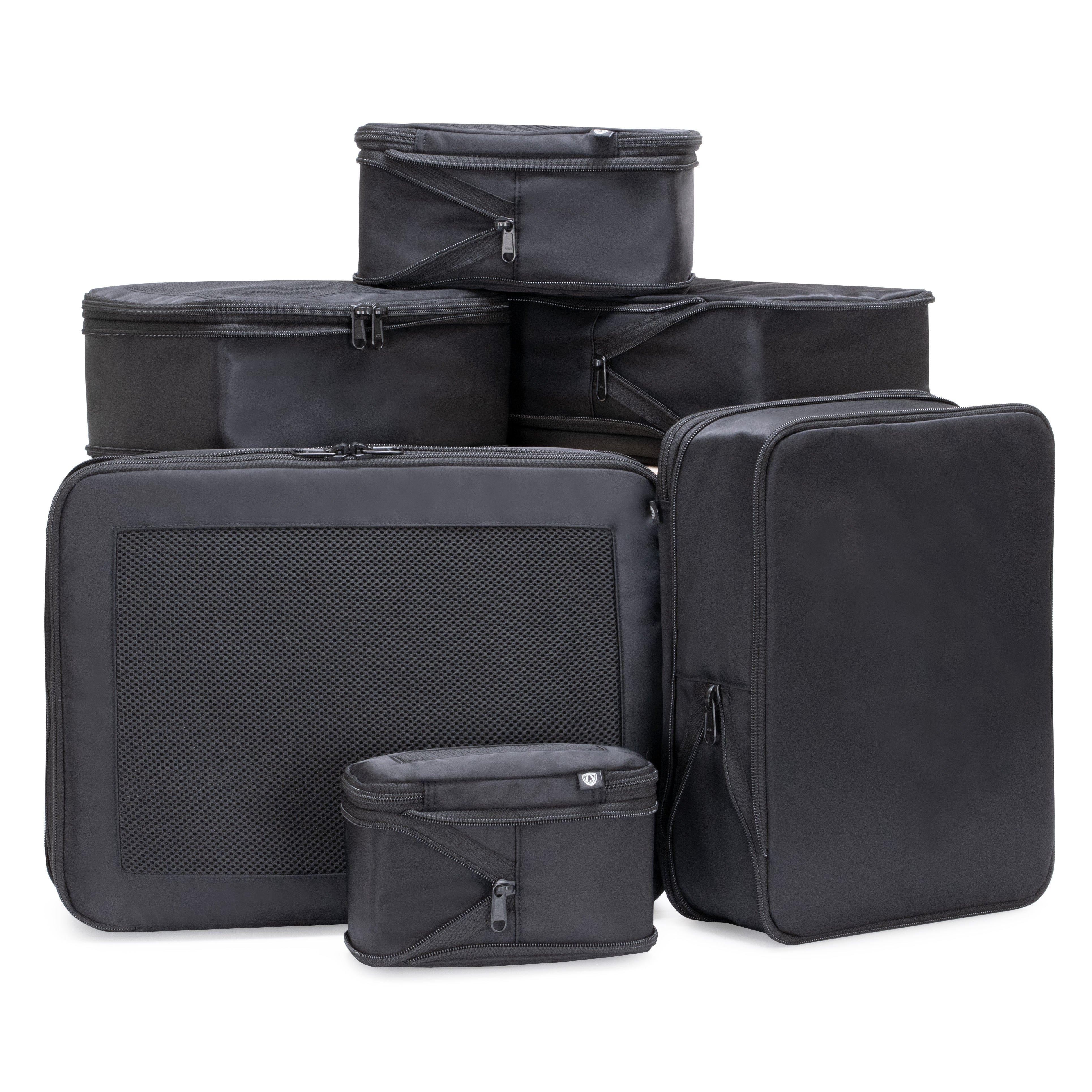 6-Piece Compression Packing Cubes with Antimicrobial Tech