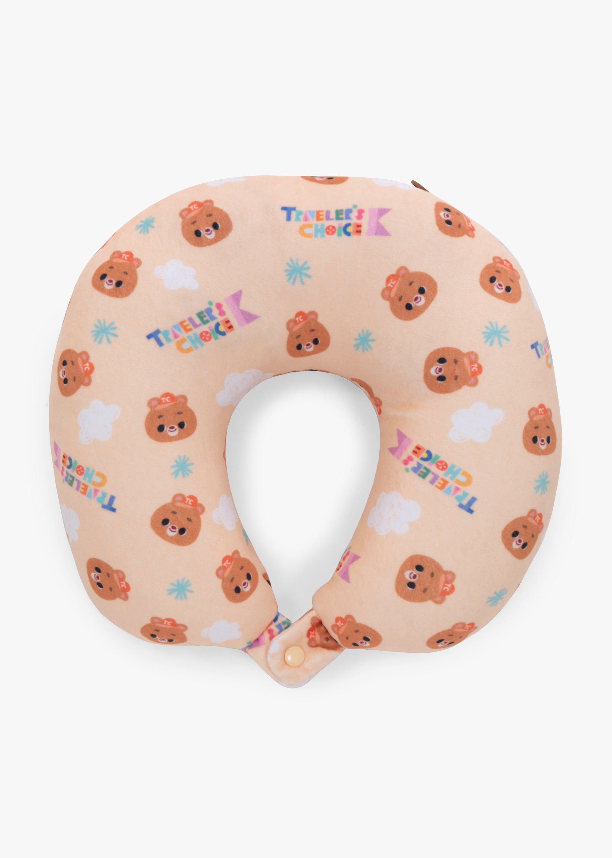 JoJo the Bear's Adventure Kids Travel Pillow