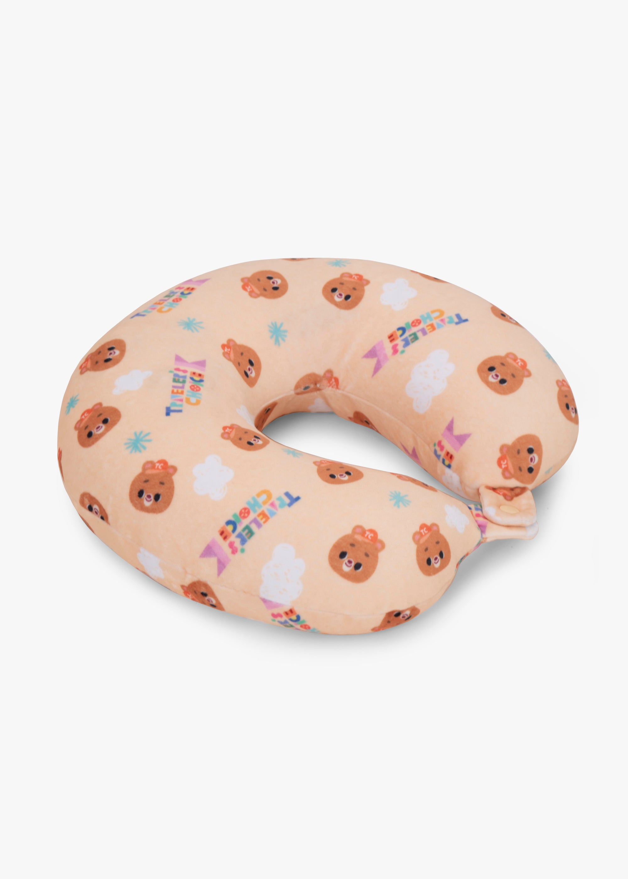 JoJo the Bear's Adventure Kids Travel Pillow