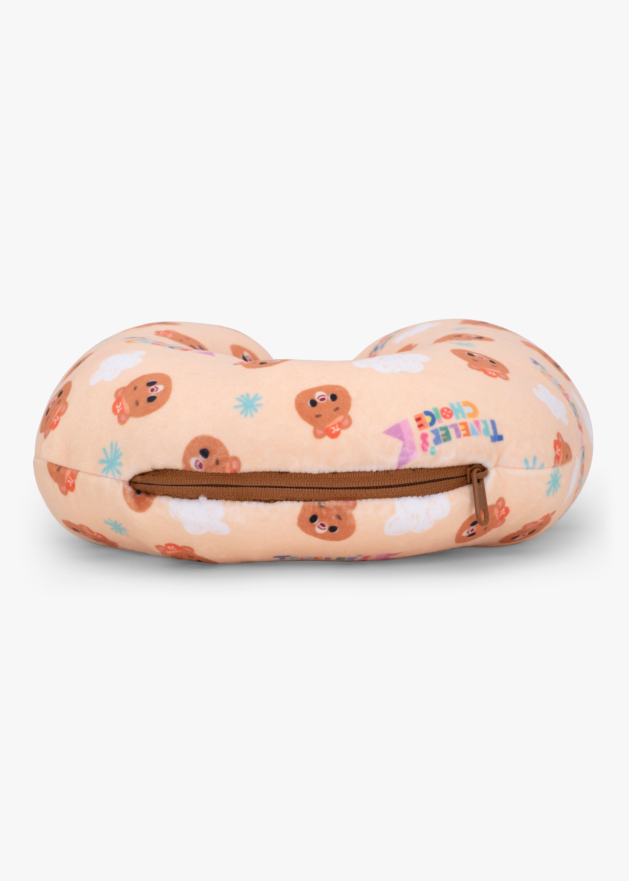 JoJo the Bear's Adventure Kids Travel Pillow