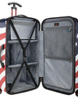 MaxPorter II Large Trunk Spinner Luggage - USA Olympics Flag