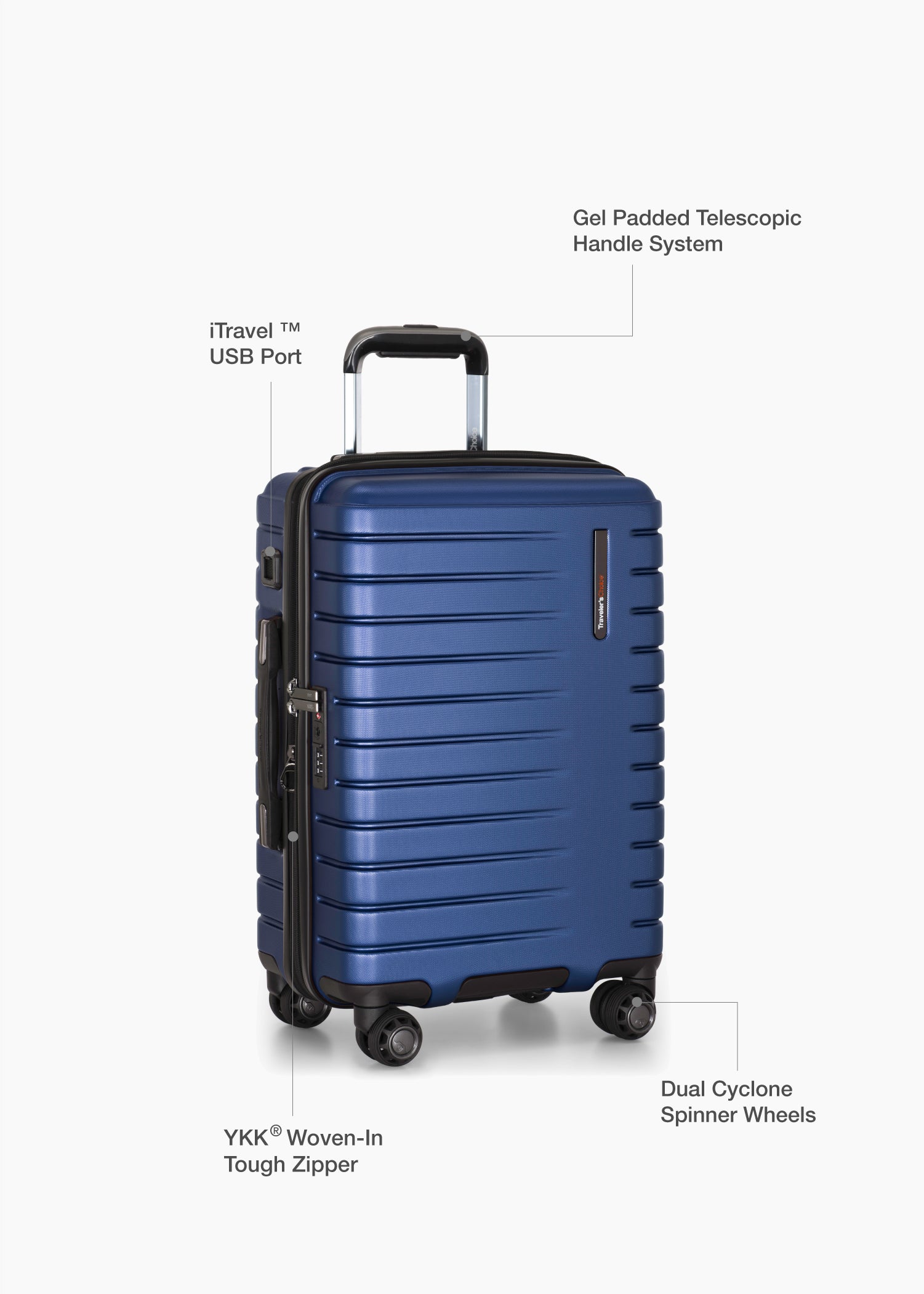Traveler's Choice Archer Carry On Luggage