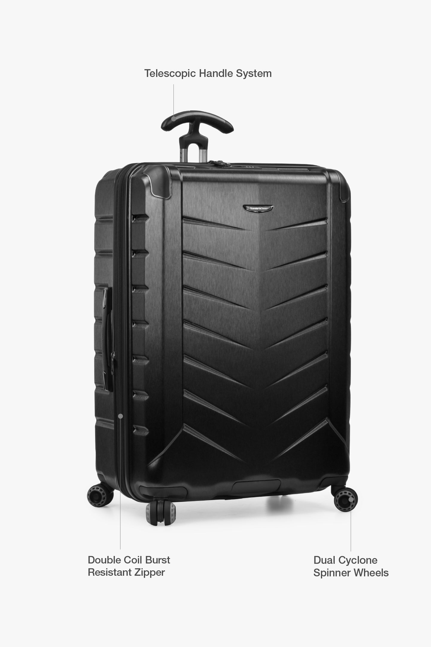 Silverwood II 3-Piece Luggage Set – Traveler's Choice