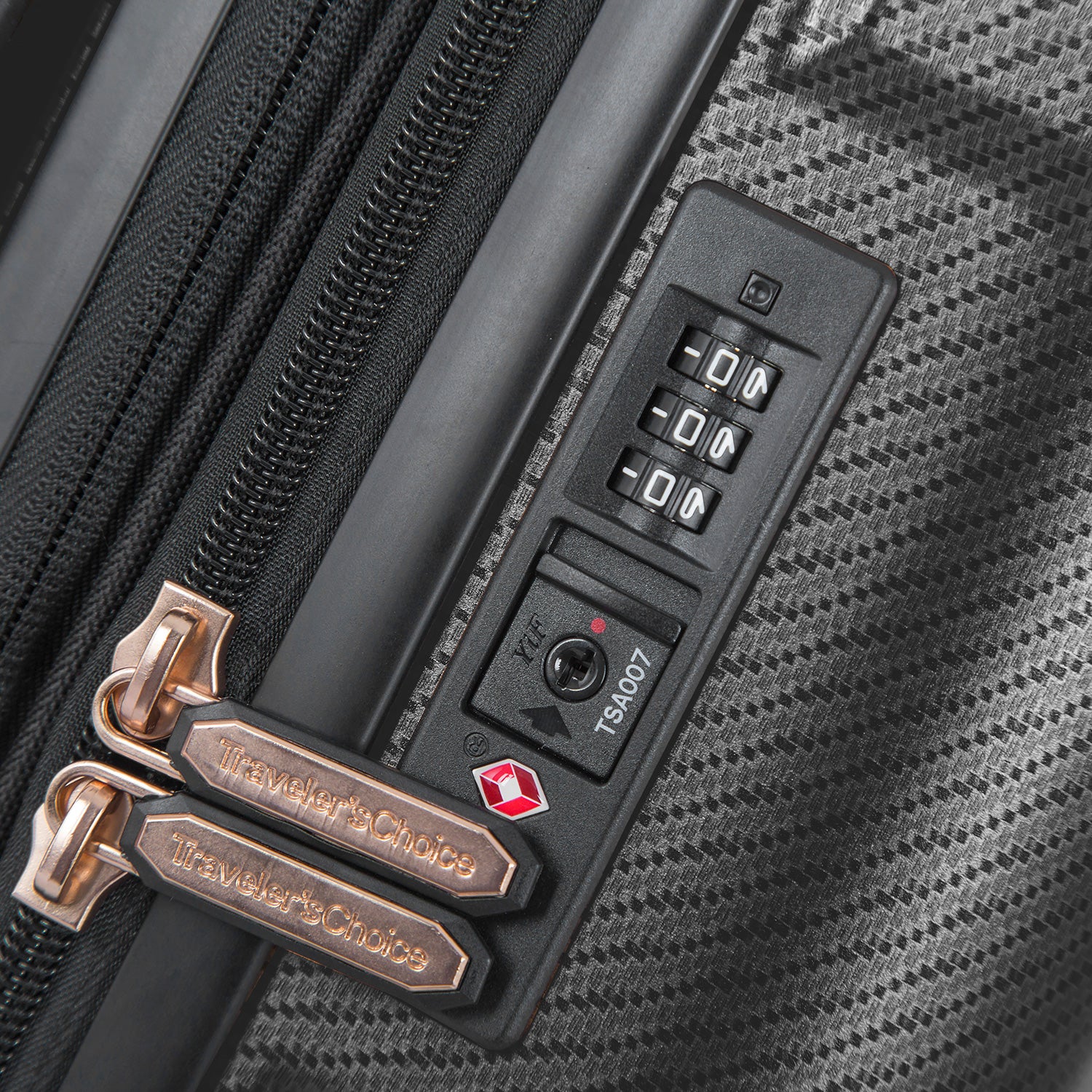 Continent Adventurer Carry On Luggage with USB Port and 4 Spinner