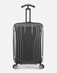 Continent Adventurer Carry On Luggage with USB Port and 4 Spinner Wheels