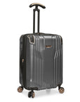 Continent Adventurer Carry On Luggage with USB Port and 4 Spinner Wheels