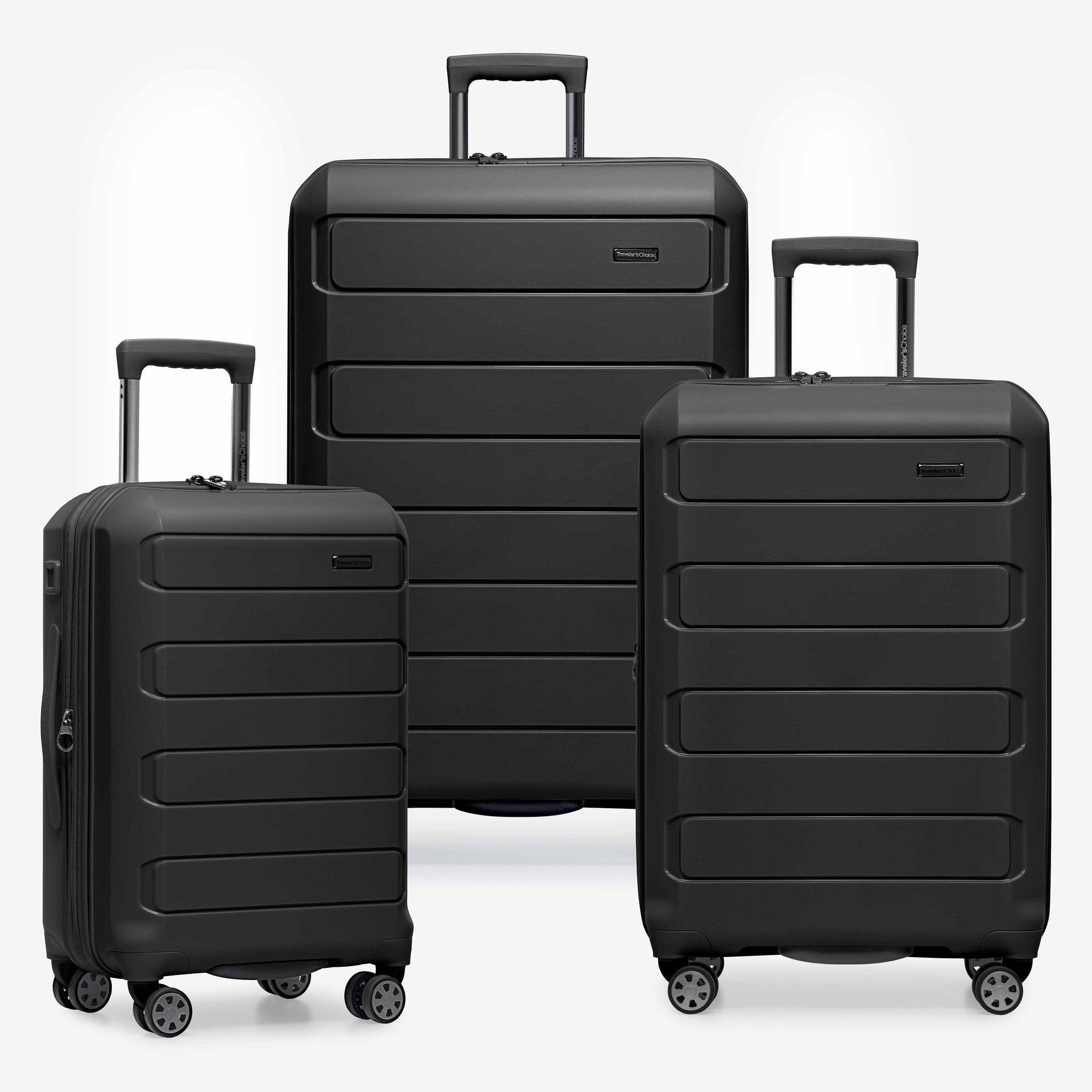 Pagosa 3-Piece Luggage Set (Black or Navy)