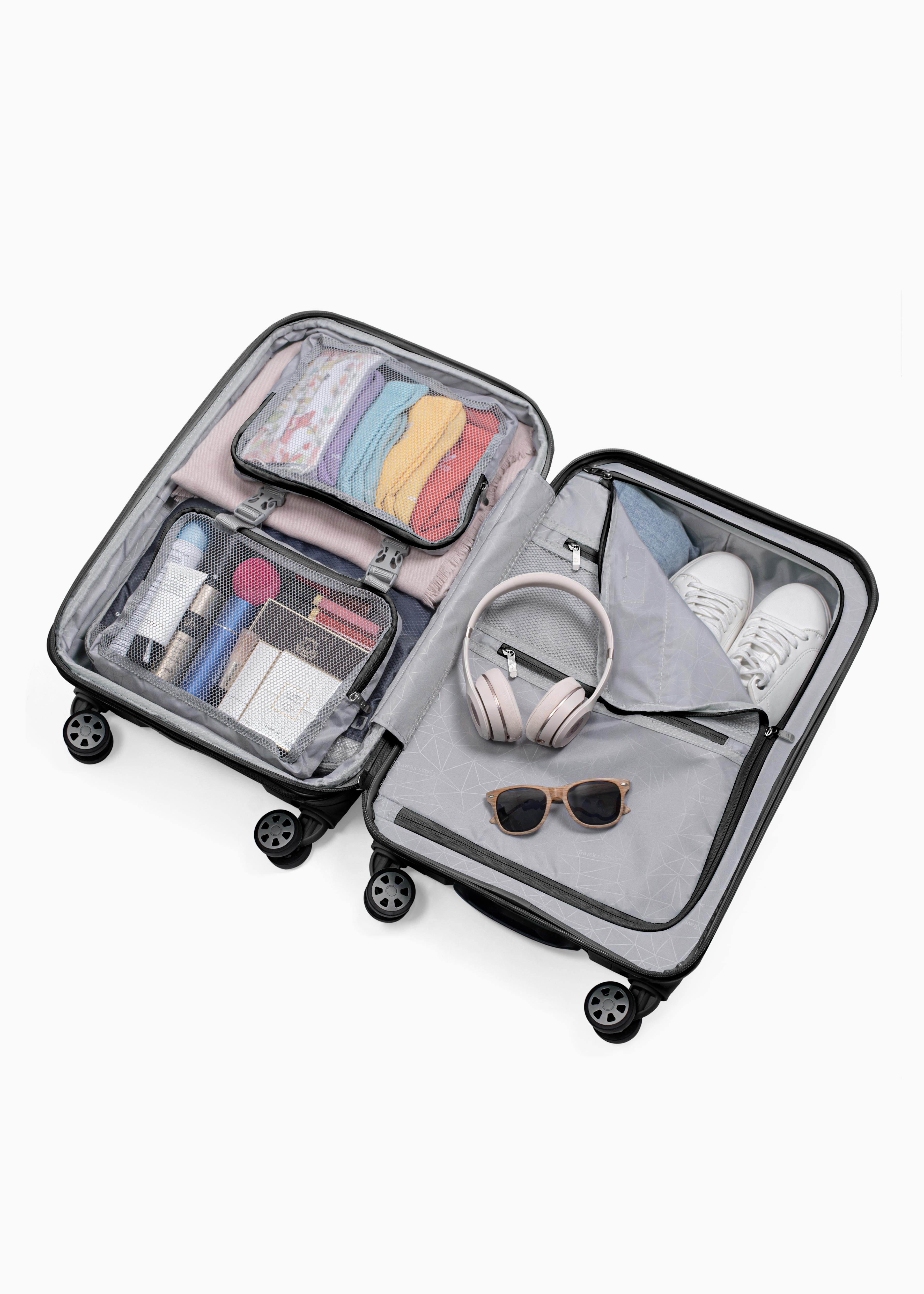 ラゲッジアクセサリー3個セット☆Luggage Accessory 3p Set 3-Piece Expandable Luggage Set with Spinner Wheels | Traveler's Choice