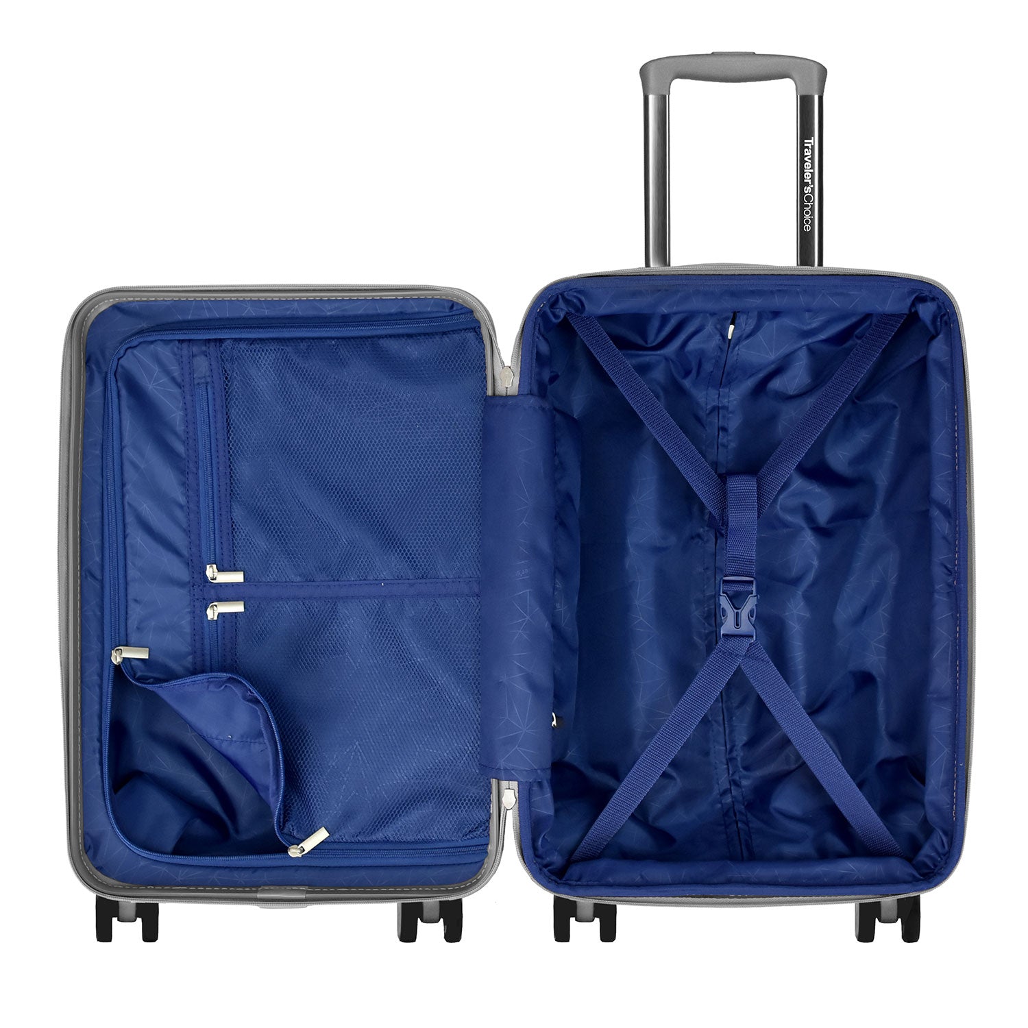 Bell Weather 3 Piece Luggage Suitcase Set with 4 Spinner Wheels | Carry On, Medium Checked, and Large Checked Suitcase