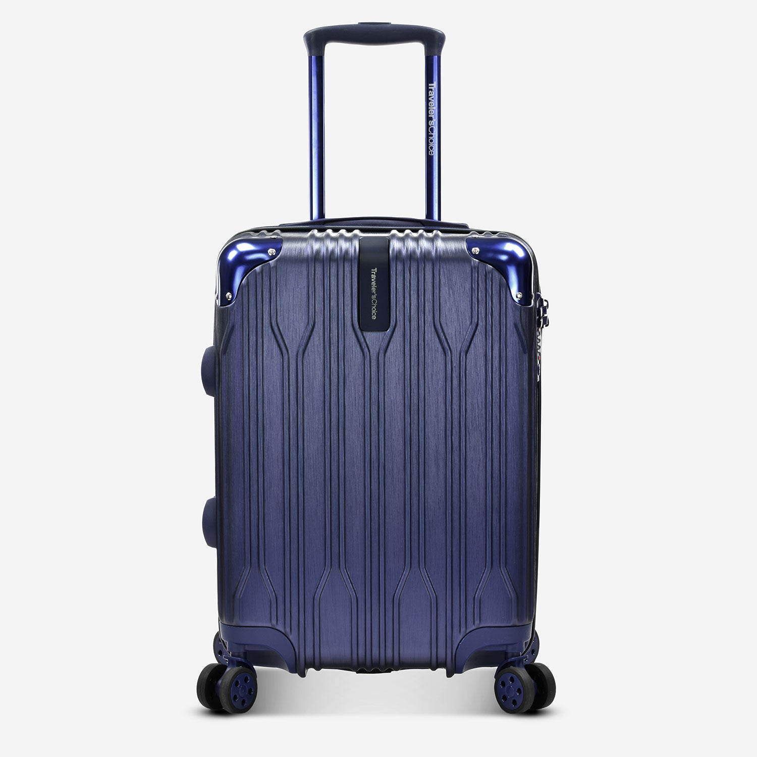 Bell Weather Carry-On Luggage with 4 Spinner Wheels