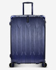 An image of Bell Weather Large Checked Luggage Suitcase with 4 Spinner Wheels