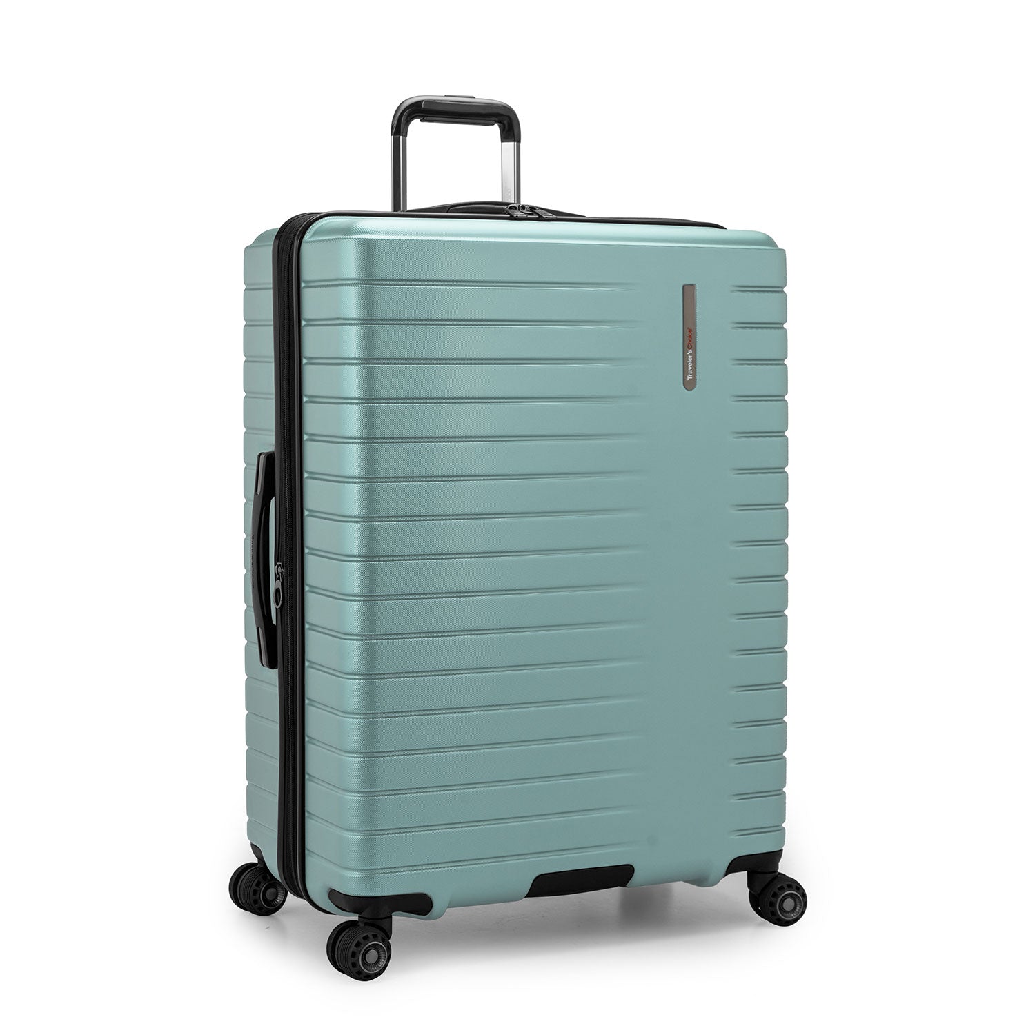 Archer Large Checked Luggage Suitcase Piece with 4 Spinner Wheels