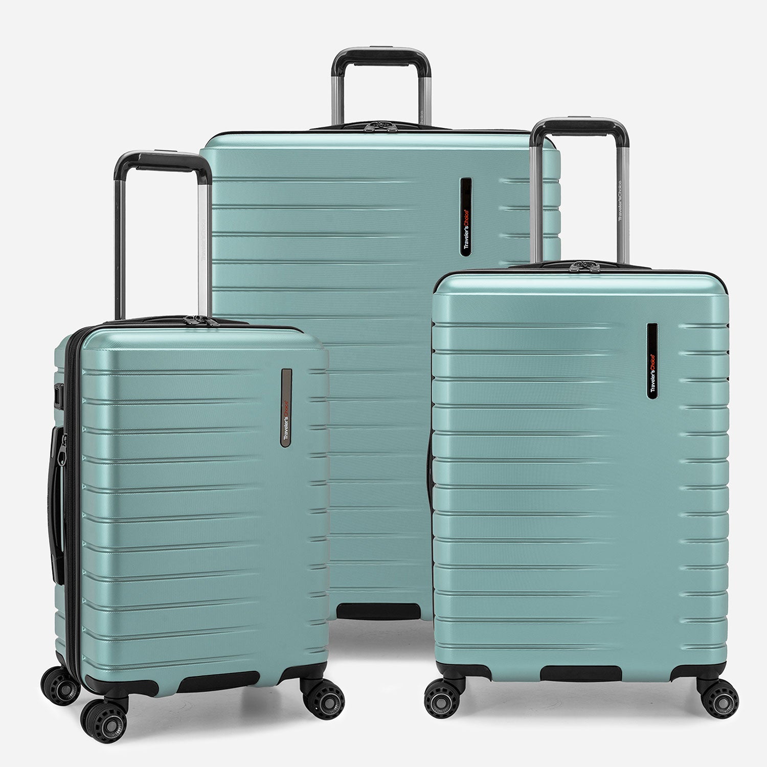 Archer 3 Piece 4 Wheel Spinner Luggage Suitcase Set w/ Built In USB Po –  Traveler's Choice
