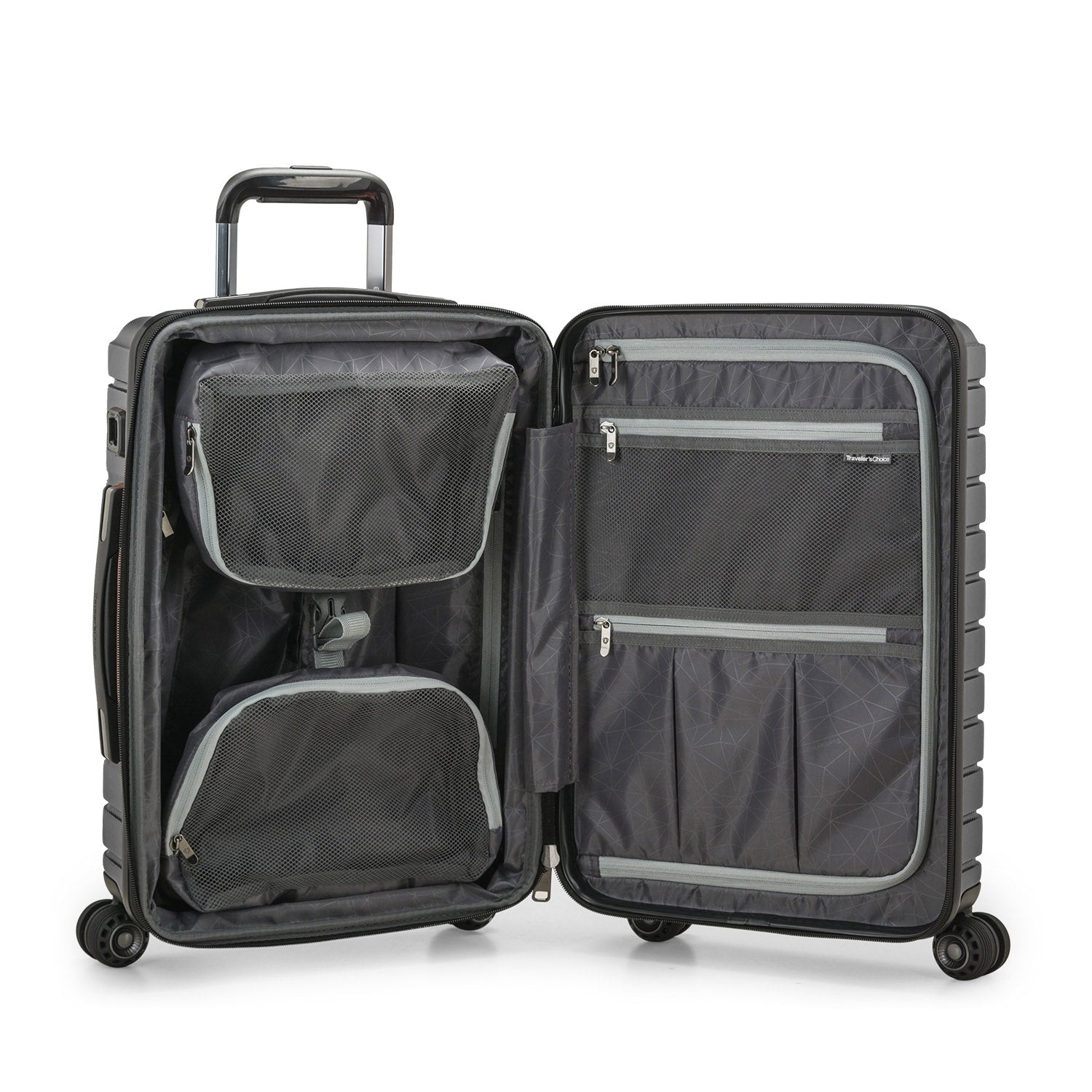 Archer Carry-On 4 Wheel Spinner Luggage Suitcase Piece w/ USB Port –  Traveler's Choice