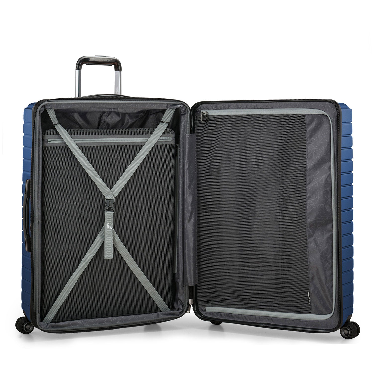 Costway 3-Piece Black Hardshell Luggage Set Expandable Suitcase