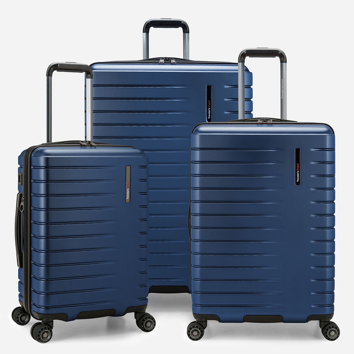 Archer 3 Piece 4 Wheel Spinner Luggage Suitcase Set w