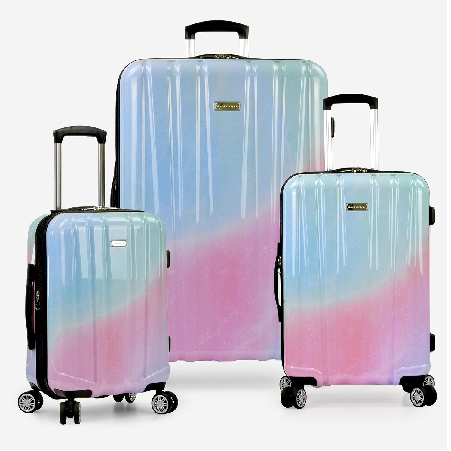 Ruma II 3-Piece Luggage Set - Color: Pixie Pastel