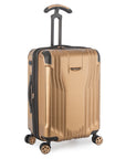 Continent Adventurer Carry On Luggage with USB Port and 4 Spinner Wheels