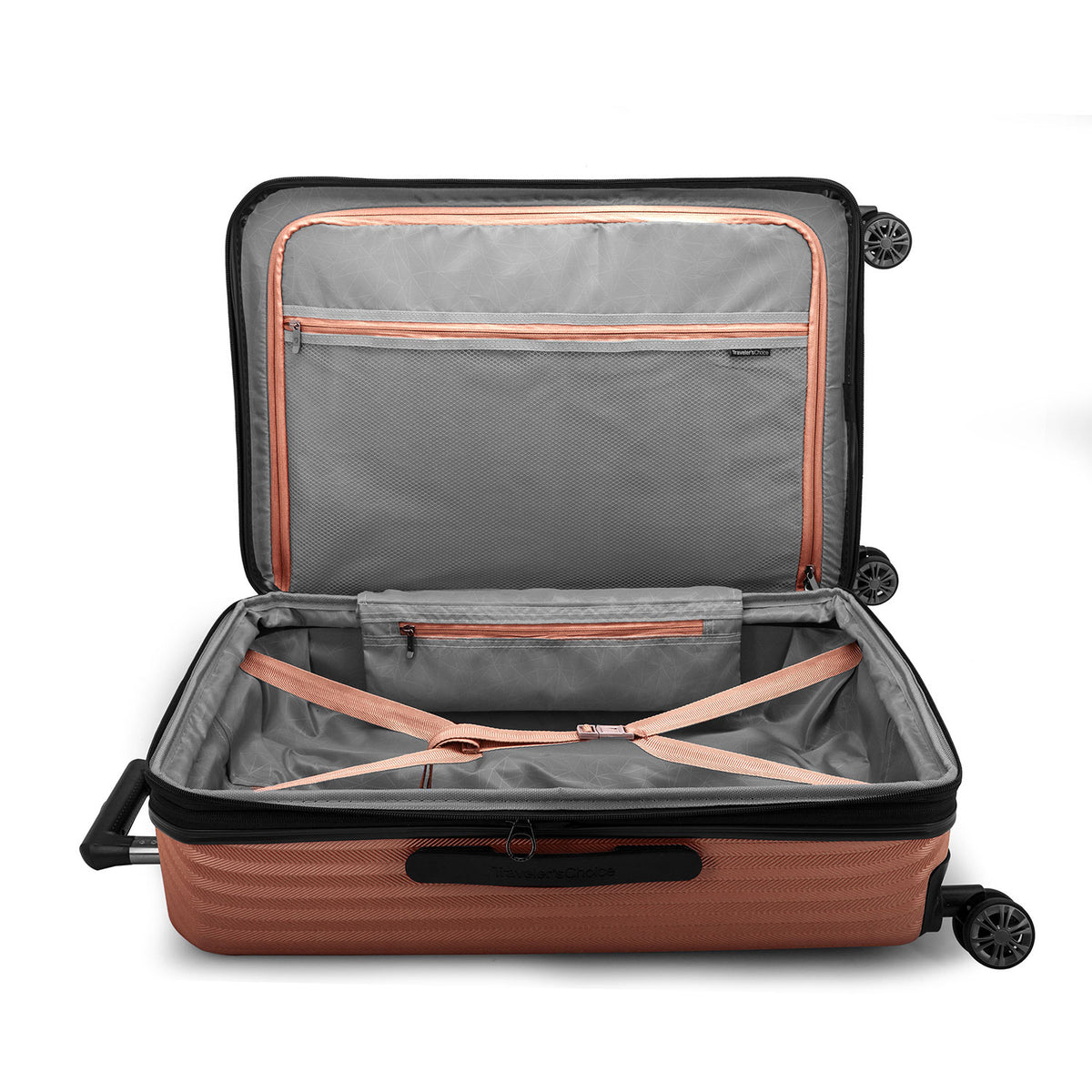 Dana Point Hardside Expandable 3-Piece Luggage Suitcase Set – Traveler ...