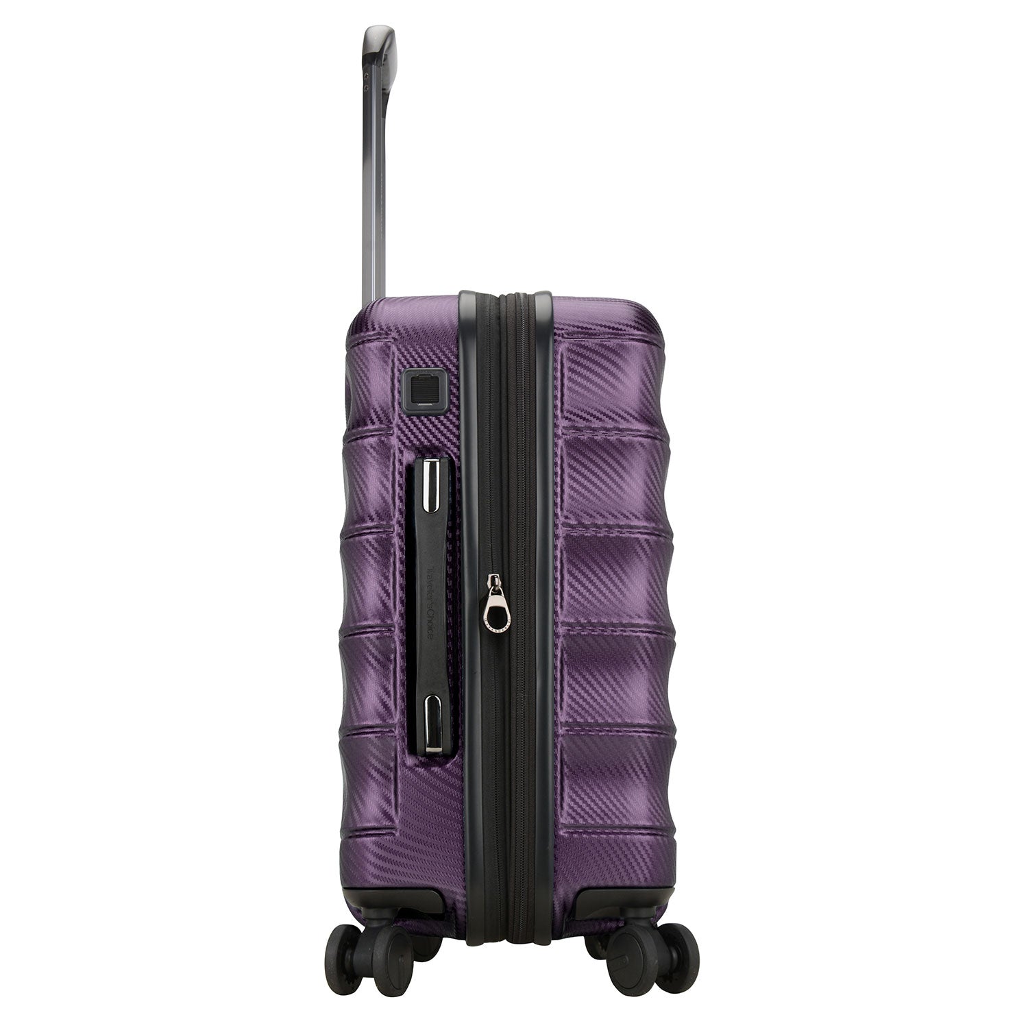 Side profile of luggage