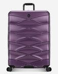 Large purple luggage